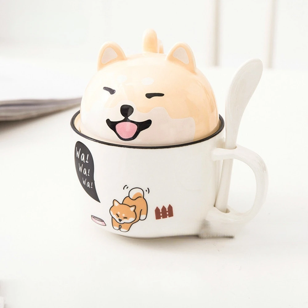 Ceramic Cup with Lid Spoon Cute Large Capacity Coffee Mug Personality Creative Trend Couple Cup Male and Female Student Gift Cup
Ceramic Cup with Lid Spoon Cute Large Capacity Coffee Mug Personality Creative Trend Couple Cup Male and Female Student Gift Cup