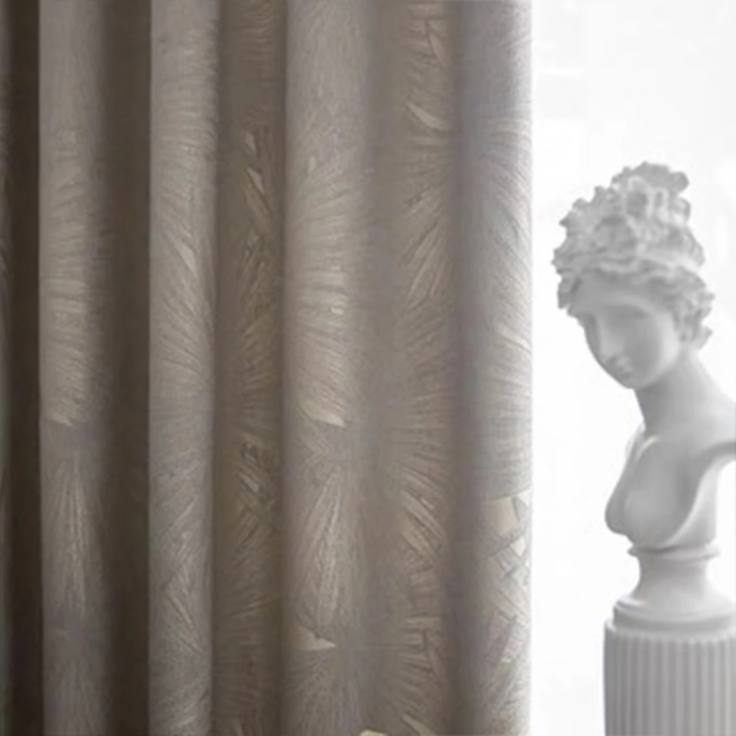 Blackout Luxury Curtain for Living Room High Quality Window Bedroom Study Beige Leaf Jacquard Home Decor Grey Window Dining room
Blackout Luxury Curtain for Living Room High Quality Window Bedroom Study Beige Leaf Jacquard Home Decor Grey Window Dining room