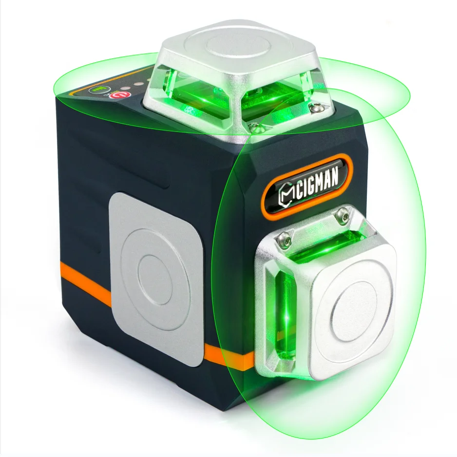 2* 360 Degree Cross Line Laser Level Outdoor Self-leveling Lasers Green Beam Cross Line Laser Level
2* 360 Degree Cross Line Laser Level Outdoor Self-leveling Lasers Green Beam Cross Line Laser Level