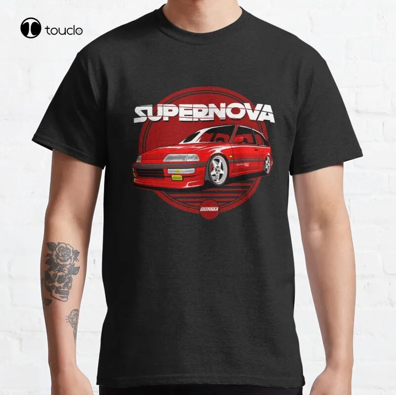 Классическая японская футболка Civic Ef Supernova Red Civic Civicef Jdm, хлопковая футболка
Классическая японская футболка Civic Ef Supernova Red Civic Civicef Jdm, хлопковая футболка