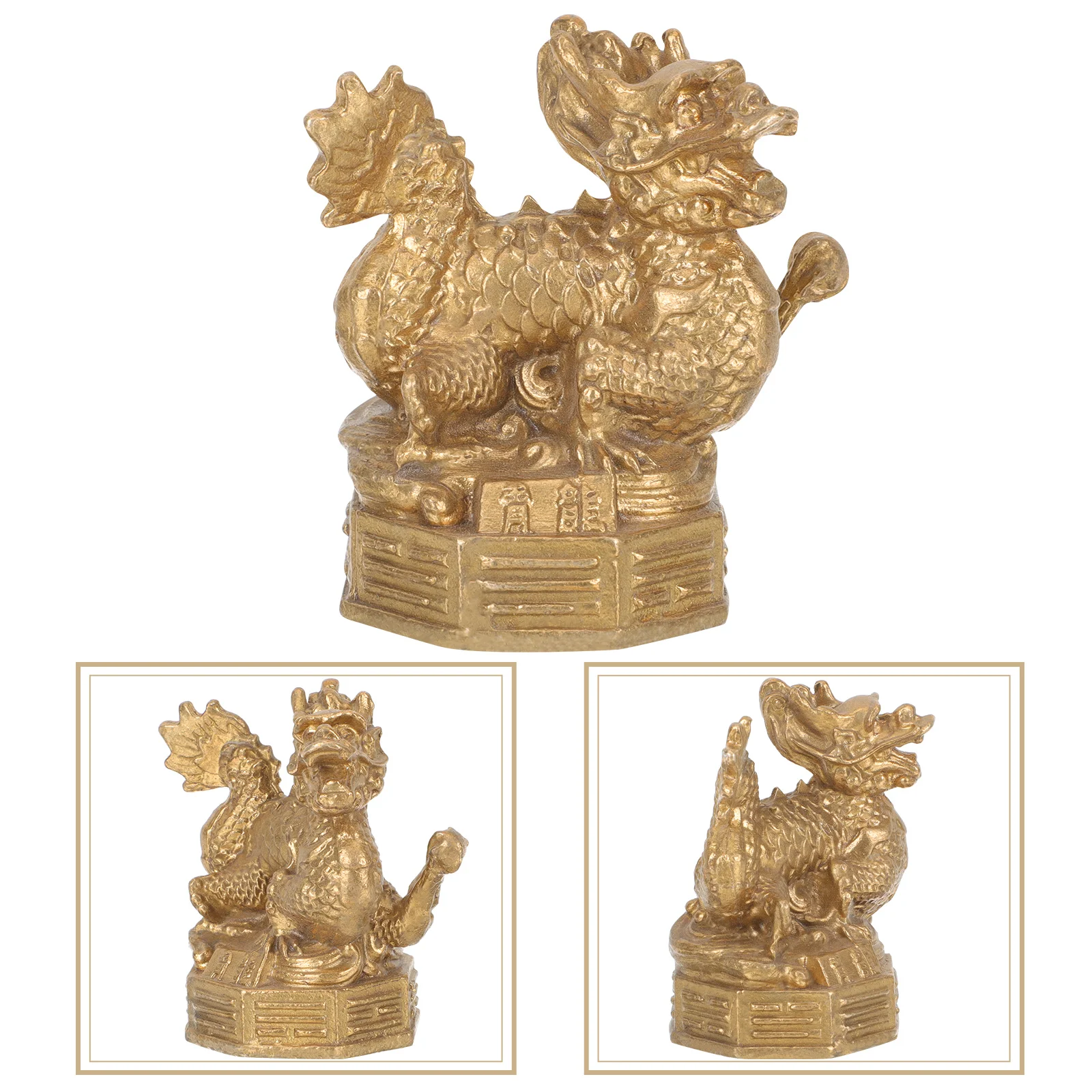 Statue Dragon Figurine Decor Chinese Animal Copper Statues Ornament Retro Desktop Ornaments Craft Zodiac Auspicious Sculpture
Statue Dragon Figurine Decor Chinese Animal Copper Statues Ornament Retro Desktop Ornaments Craft Zodiac Auspicious Sculpture