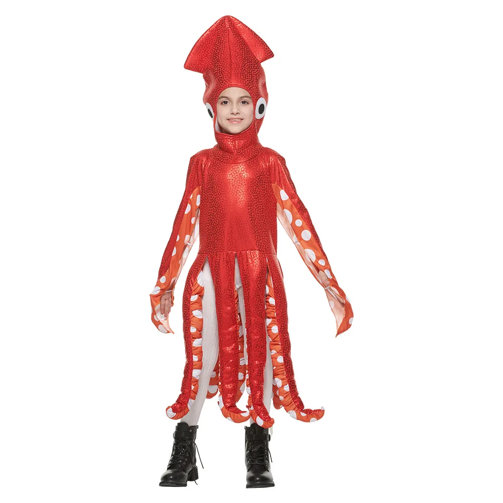 Girls Halloween Squid Octopus Costumes Kids Children Marine Organism Cosplay Carnival Purim Children's Day Role Play Party Dress
Girls Halloween Squid Octopus Costumes Kids Children Marine Organism Cosplay Carnival Purim Children's Day Role Play Party Dress