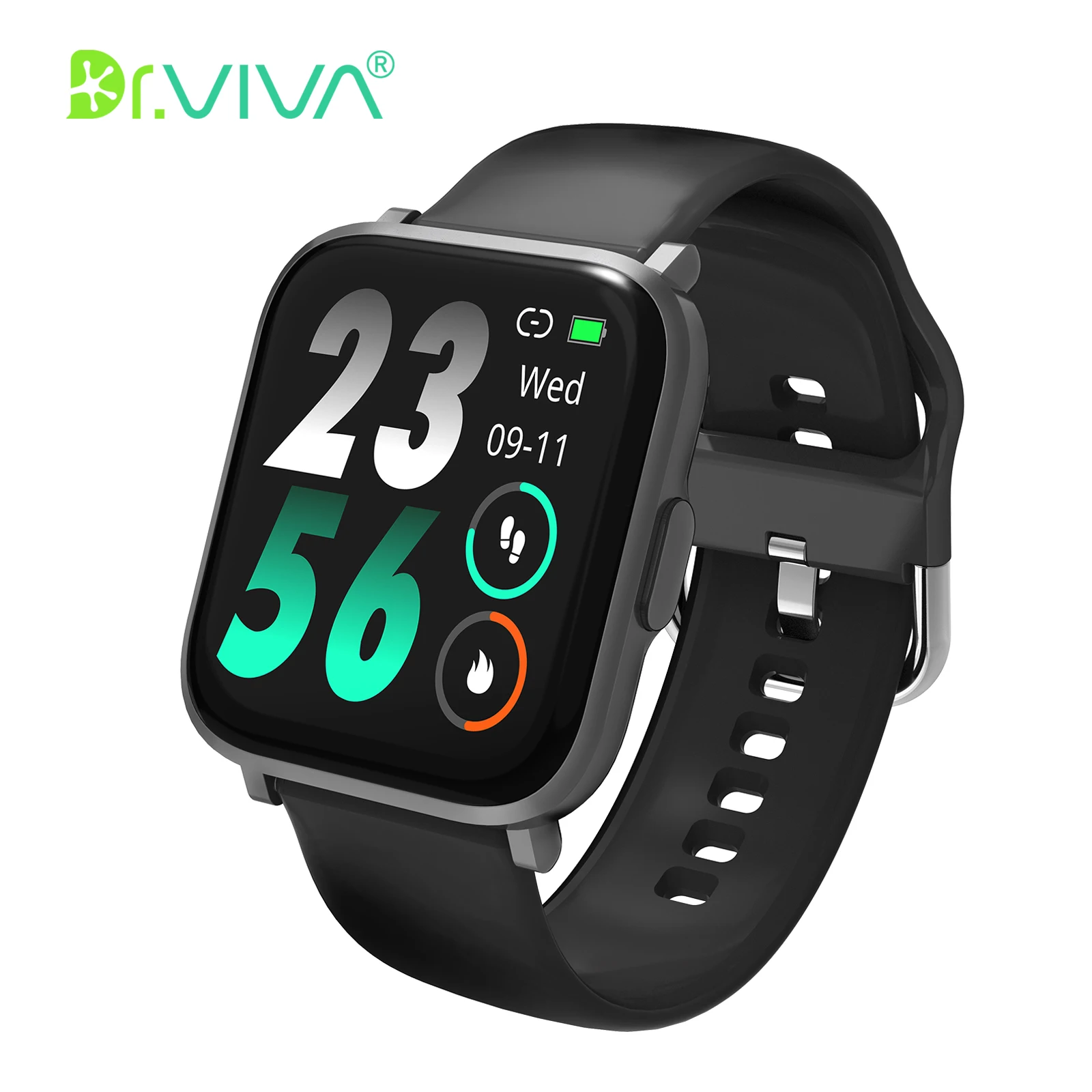 DR.VIVA 1.3'' Smart Watch Fitness Tracker Blood Oxygen Heart Rate Sleep Monitor 18 Sports Modes 7-Day Battery 5ATM Waterproof
DR.VIVA 1.3'' Smart Watch Fitness Tracker Blood Oxygen Heart Rate Sleep Monitor 18 Sports Modes 7-Day Battery 5ATM Waterproof