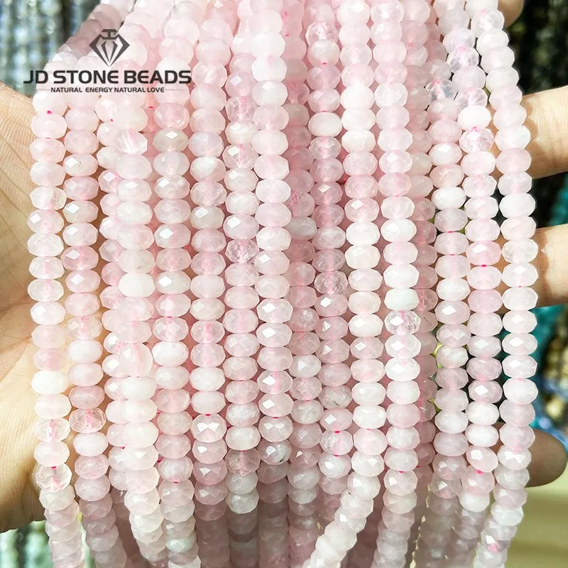 Natural Pink Quartz Small Faceted Abacus Beads Zircon Round Crystal Gemstone For Diy Jewelry Making Supplies 15" Loose Spacer
Natural Pink Quartz Small Faceted Abacus Beads Zircon Round Crystal Gemstone For Diy Jewelry Making Supplies 15" Loose Spacer