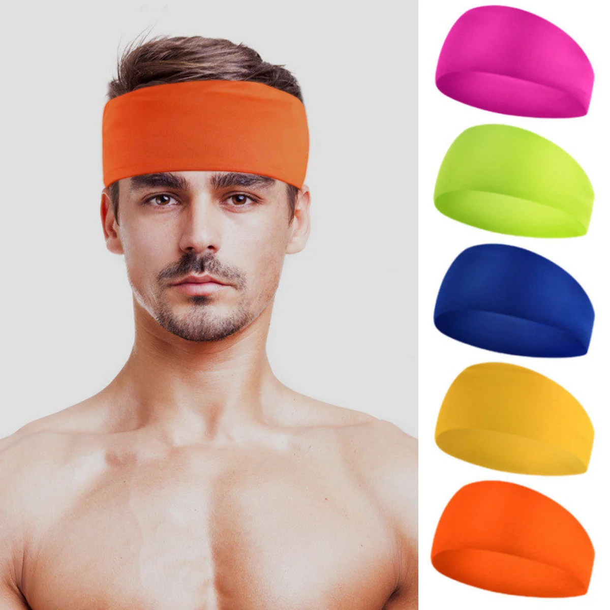 Sweat-absorbent Sports Sweatband Headband Fitness Gym Running Yoga Hair Band Solid Color Stretch Elastic Outdoor Sports Headband
Sweat-absorbent Sports Sweatband Headband Fitness Gym Running Yoga Hair Band Solid Color Stretch Elastic Outdoor Sports Headband