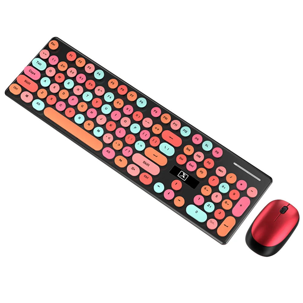 Portable Battery Operated For Laptop Cute Round Desktop PC Office Work Mute Computer Keyboard Mouse Combo Non Slip 2.4G Wireless
Portable Battery Operated For Laptop Cute Round Desktop PC Office Work Mute Computer Keyboard Mouse Combo Non Slip 2.4G Wireless