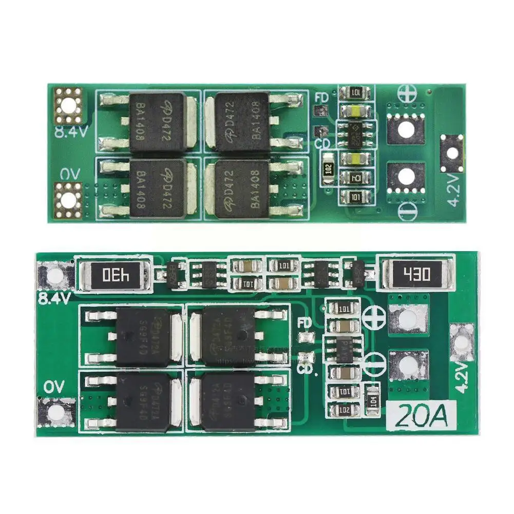 2S 20A 7,4 V 8,4 V 18650 литиевая батарея Защитная плата/стандарт платы BMS/баланс для DIY F7L5
2S 20A 7,4 V 8,4 V 18650 литиевая батарея Защитная плата/стандарт платы BMS/баланс для DIY F7L5