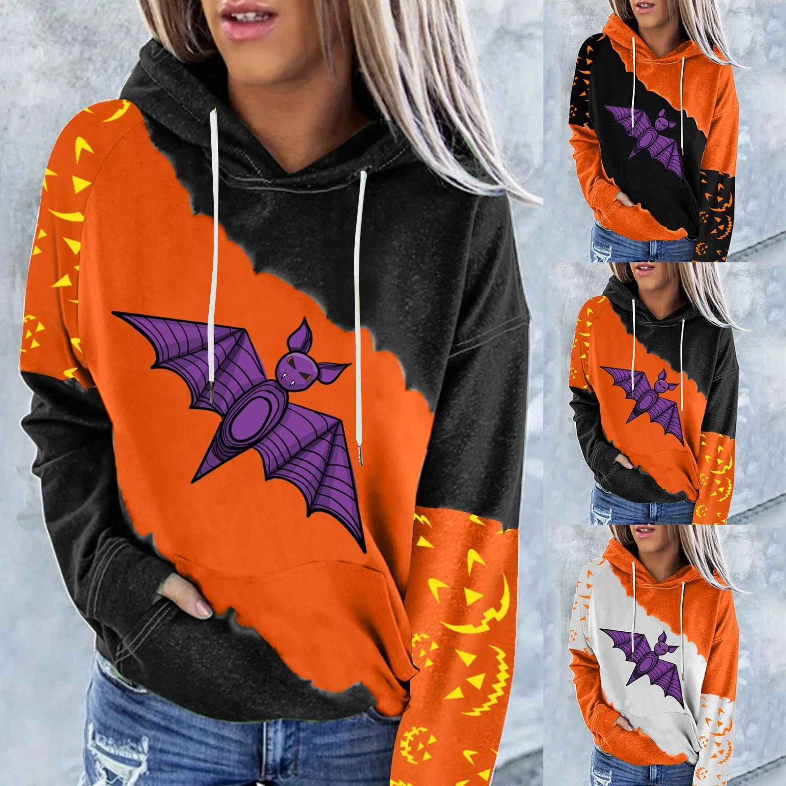 Zip Hoodie Dress Women's Sweatshirts For Womens Halloween Pumpkin Printing Hoodies Fall Fashion Womens Fleece Tunic Pullover
Zip Hoodie Dress Women's Sweatshirts For Womens Halloween Pumpkin Printing Hoodies Fall Fashion Womens Fleece Tunic Pullover