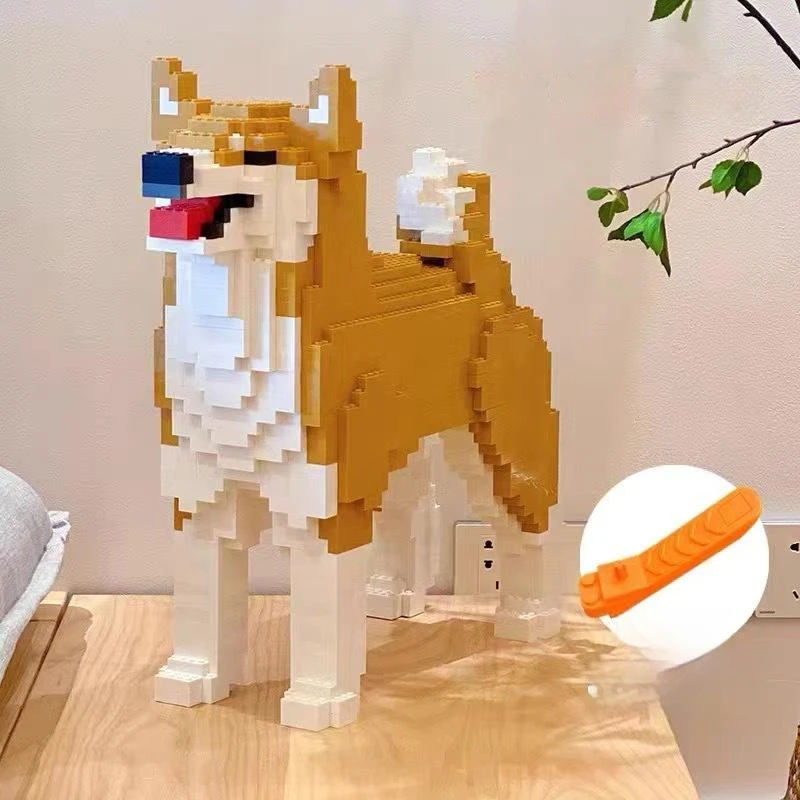 Креативные строительные блоки Diy Сборные животные Shibainu маленькая зернистая Милая головоломка обучающая игрушка для детей 3d модель Кирпичи ...
Креативные строительные блоки Diy Сборные животные Shibainu маленькая зернистая Милая головоломка обучающая игрушка для детей 3d модель Кирпичи ...