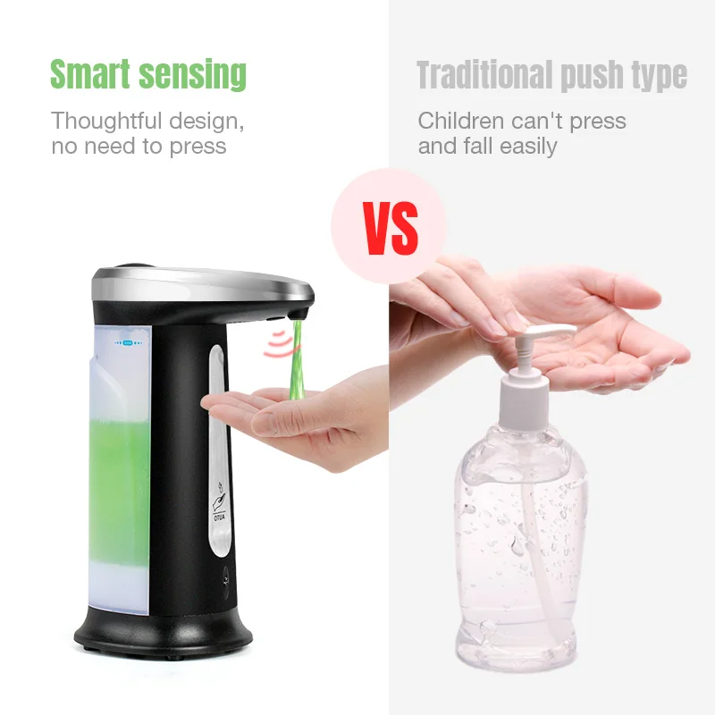 Touchless Liquid Soap Dispenser Smart Sensor Hands-Free Automatic Soap Dispenser Pump For Bathroom Kitchen
Touchless Liquid Soap Dispenser Smart Sensor Hands-Free Automatic Soap Dispenser Pump For Bathroom Kitchen