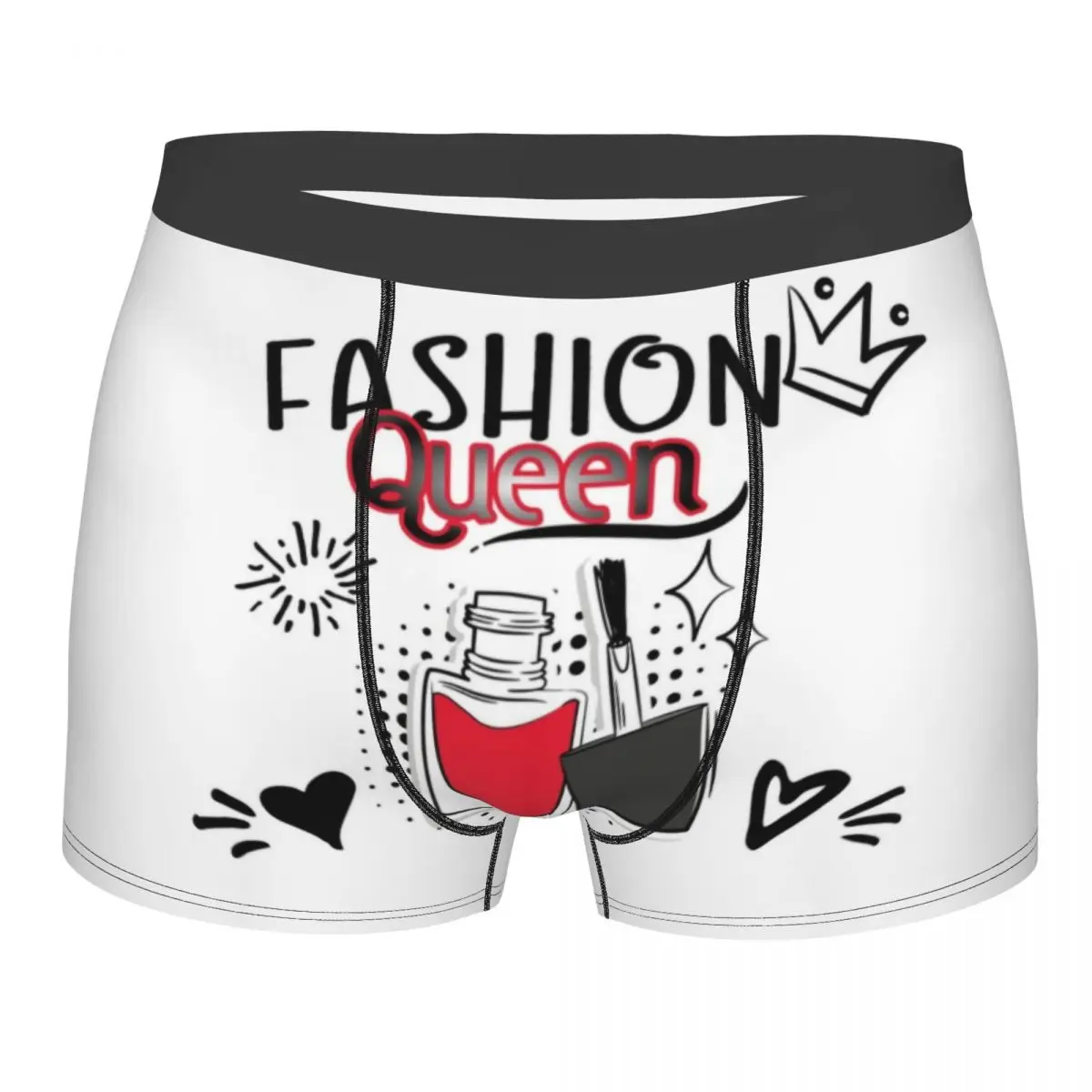 Модное нижнее белье Queen для ногтей под заказ, мужские эластичные маникюрные трусы-боксеры для маникюра
Модное нижнее белье Queen для ногтей под заказ, мужские эластичные маникюрные трусы-боксеры для маникюра