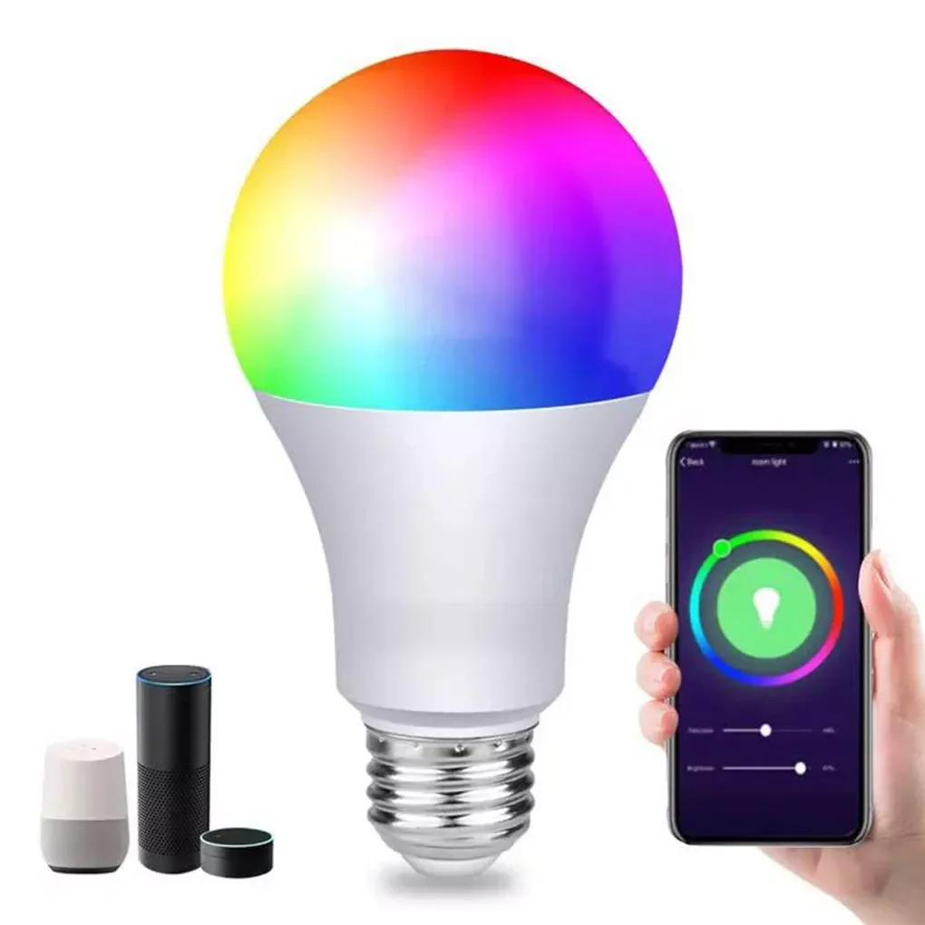 Tuya Smart Light Lamp Wifi Bulb 9W Color Changing RGB LED Bulb E26 AC 110V with Voice Control Work with Alexa Google Home
Tuya Smart Light Lamp Wifi Bulb 9W Color Changing RGB LED Bulb E26 AC 110V with Voice Control Work with Alexa Google Home