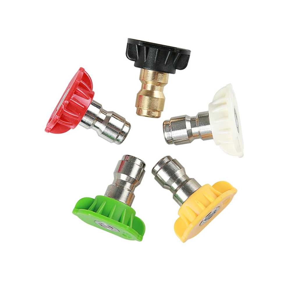 5pcs/Set 1/4 Quick Connector Car Washing Nozzles Metal Jet Lance Nozzle High Pressure Washer Spray Nozzle
5pcs/Set 1/4 Quick Connector Car Washing Nozzles Metal Jet Lance Nozzle High Pressure Washer Spray Nozzle