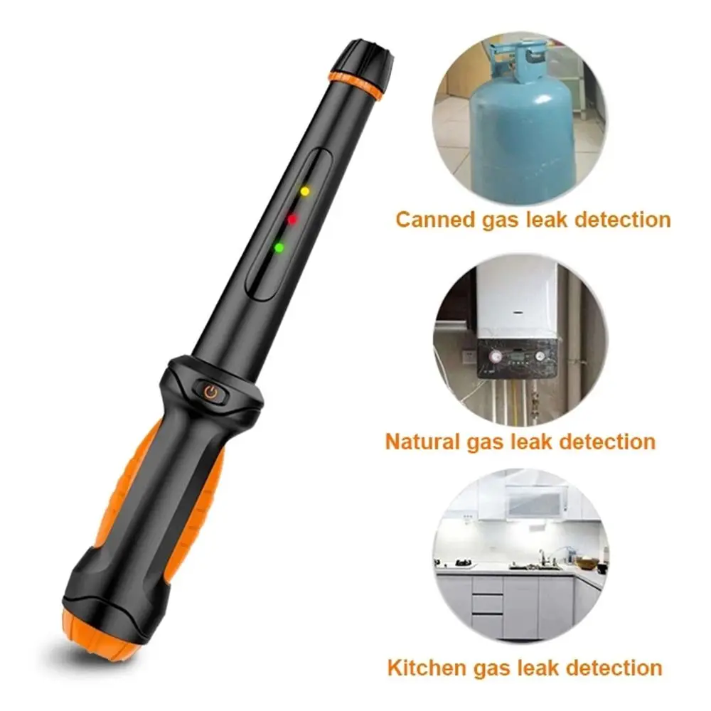 Gas Leak Detector Gas Analyzer Combustible Gas Meter Handheld Auto Alarm Pen Type For Methane Gas, Natural Gas, Liquefied
Gas Leak Detector Gas Analyzer Combustible Gas Meter Handheld Auto Alarm Pen Type For Methane Gas, Natural Gas, Liquefied