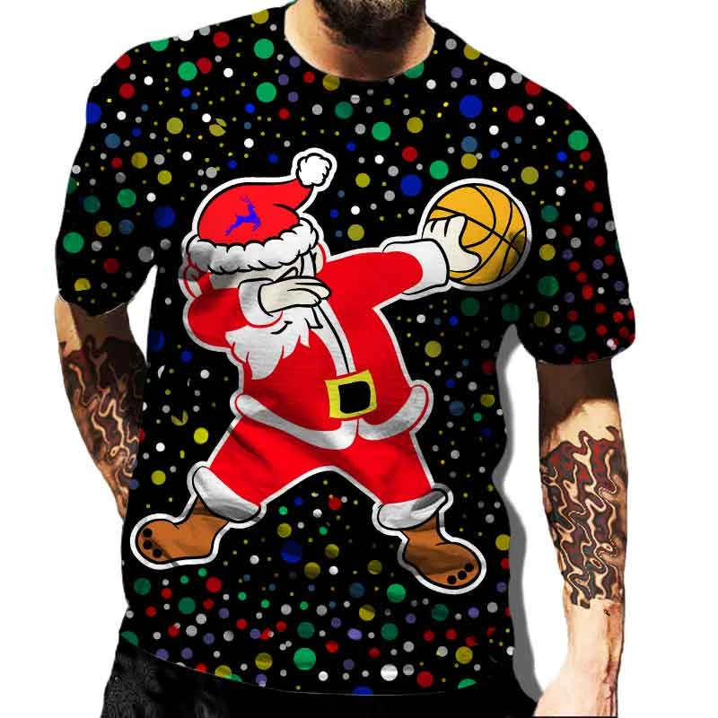 2022 Christmas Men's T-shirts 3d Print Funny Short Sleeve T shirt For Men Oversized Tee Shirt Man Xmas Clothing Harajuku Tops
2022 Christmas Men's T-shirts 3d Print Funny Short Sleeve T shirt For Men Oversized Tee Shirt Man Xmas Clothing Harajuku Tops
