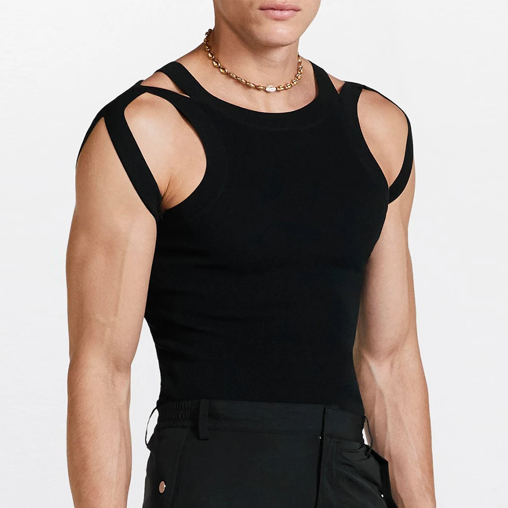 Mens T-shirt Leisure Pullover Shirts Sleepwear Sleeveless Stage Stretch Summer Tank Top Tee Breathable Fashion
Mens T-shirt Leisure Pullover Shirts Sleepwear Sleeveless Stage Stretch Summer Tank Top Tee Breathable Fashion