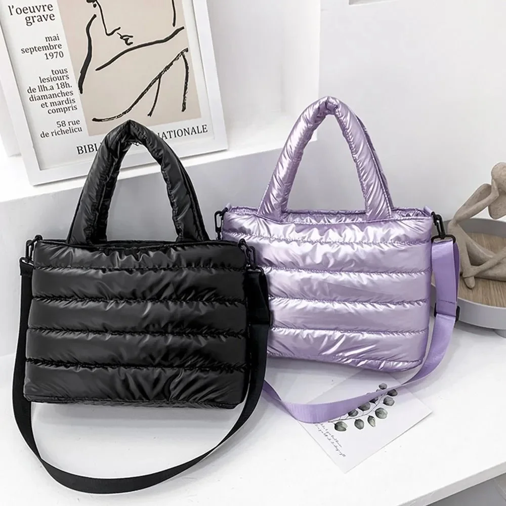 New Puffer Tote Bag for Women Quilted Puffy Handbag Lightweight Down Cotton Padded Shoulder Bag Down Padding Crossbody Handbag
New Puffer Tote Bag for Women Quilted Puffy Handbag Lightweight Down Cotton Padded Shoulder Bag Down Padding Crossbody Handbag