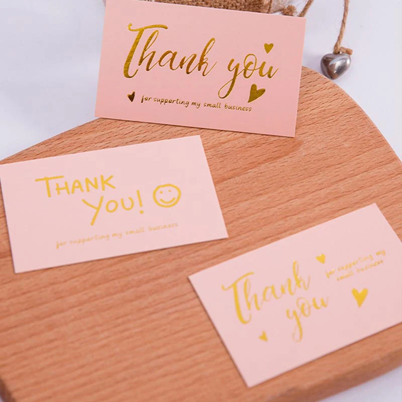 50pcs Pink Thank You for Supporting My Small Business Card Thanks Greeting Card Appreciation Cardstock for Sellers Gift
50pcs Pink Thank You for Supporting My Small Business Card Thanks Greeting Card Appreciation Cardstock for Sellers Gift