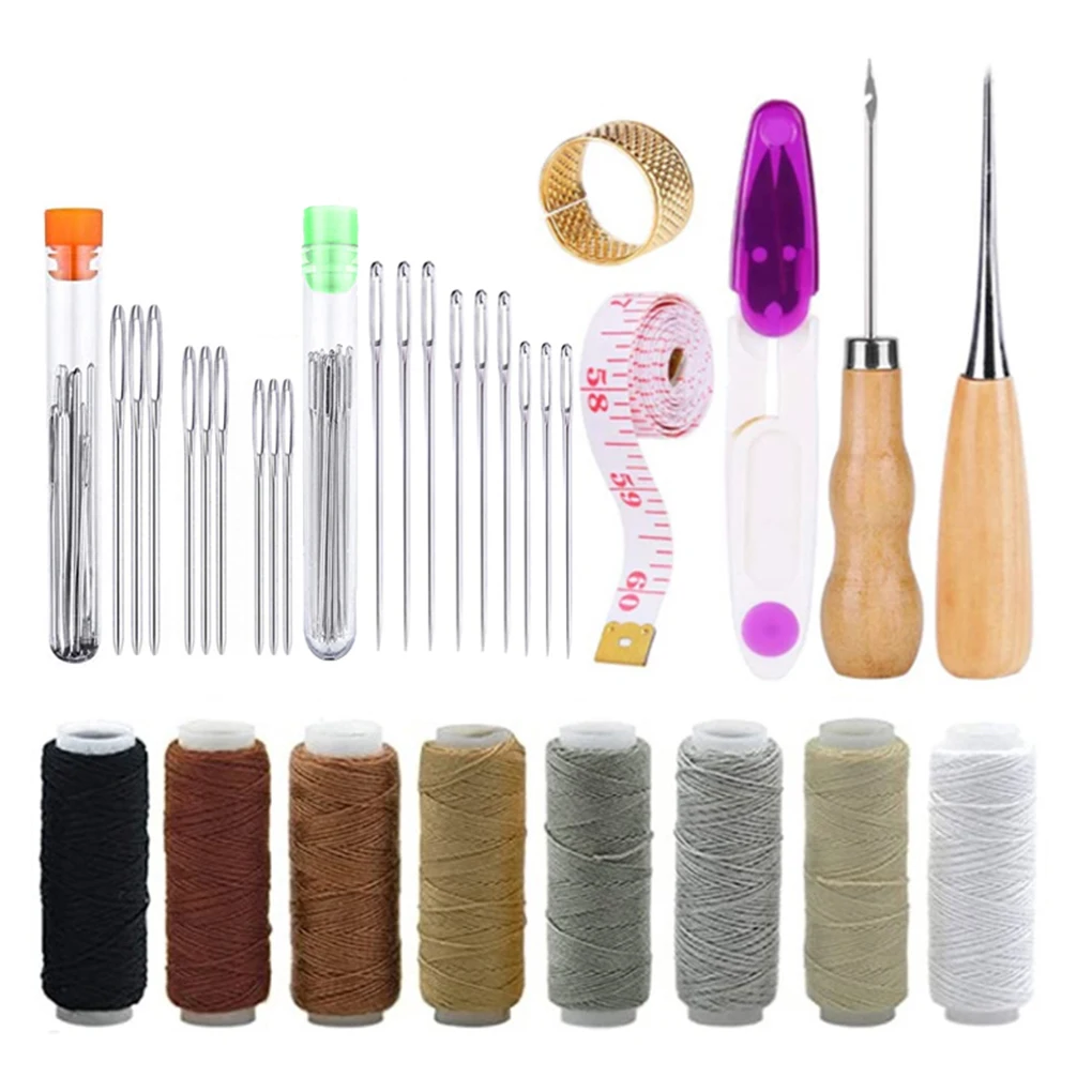 Leather Craft Tool Kit Carpets Leathercraft 8 Color Wires Portable Hand Type Sewing Working Tools Utensils Set Coats Tents
Leather Craft Tool Kit Carpets Leathercraft 8 Color Wires Portable Hand Type Sewing Working Tools Utensils Set Coats Tents