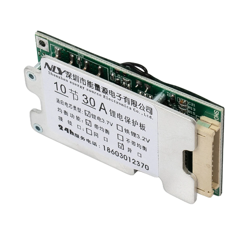 1 Set Protection Board/cable 36V 30A Li-Ion Cell Battery Protection BMS PCB Board With Balance Kit Electric Vehicle Battery Part
1 Set Protection Board/cable 36V 30A Li-Ion Cell Battery Protection BMS PCB Board With Balance Kit Electric Vehicle Battery Part