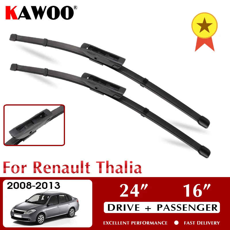 Автомобильные стеклоочистители KAWOO для Renault Thalia 2008-2013 лобовое стекло аксессуары для переднего стекла 24 "+ 16" LHD RHD
Автомобильные стеклоочистители KAWOO для Renault Thalia 2008-2013 лобовое стекло аксессуары для переднего стекла 24 "+ 16" LHD RHD
