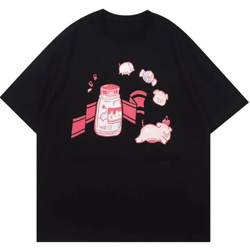Y2K Costume Beautiful Summer T-shirt Street Fashion Gothic Harajuku loded dip Cartoon Pattern emoT T-shirt Retro Crop Top Women
Y2K Costume Beautiful Summer T-shirt Street Fashion Gothic Harajuku loded dip Cartoon Pattern emoT T-shirt Retro Crop Top Women