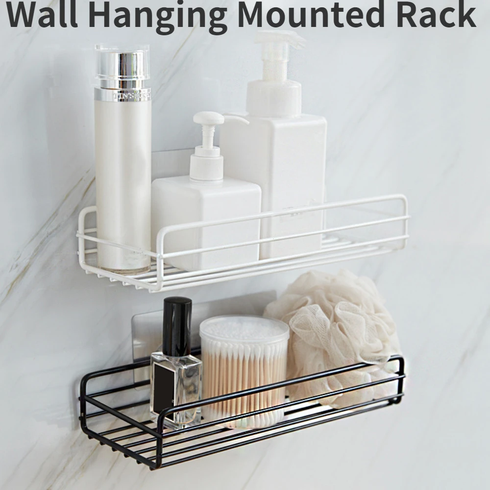 Metal Wire Punch-Free Wall Hanging Mounted Spice Rack Storage Shelf Basket Space Saver with 1 Sticky Hook for Bathroom Kitchen
Metal Wire Punch-Free Wall Hanging Mounted Spice Rack Storage Shelf Basket Space Saver with 1 Sticky Hook for Bathroom Kitchen