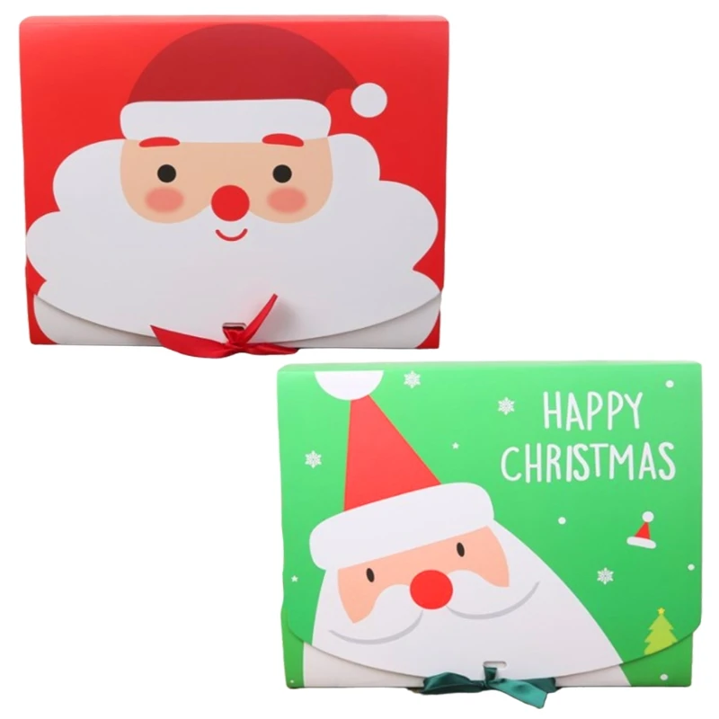 20pcs Christmas Candy Cookie Treat Box with Bow Cartoon Santa Gift Paper for Cas
20pcs Christmas Candy Cookie Treat Box with Bow Cartoon Santa Gift Paper for Cas