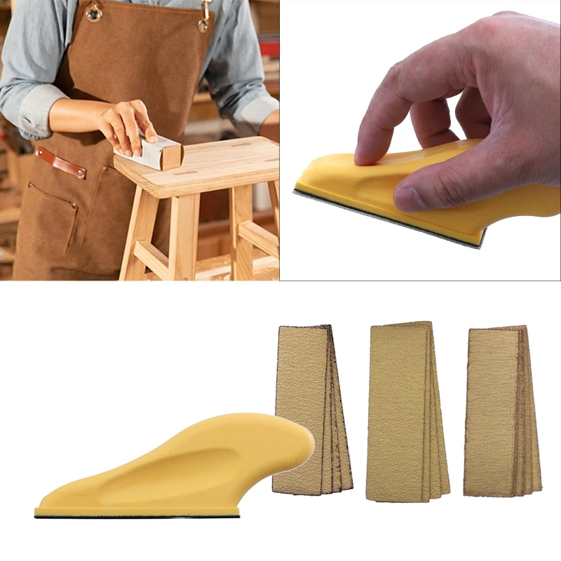 Micro Detail Sander Paper Kit Hand Sanding Block for Small Projects for Wood Crafts Tight Narrow Spaces Metal Finishing
Micro Detail Sander Paper Kit Hand Sanding Block for Small Projects for Wood Crafts Tight Narrow Spaces Metal Finishing