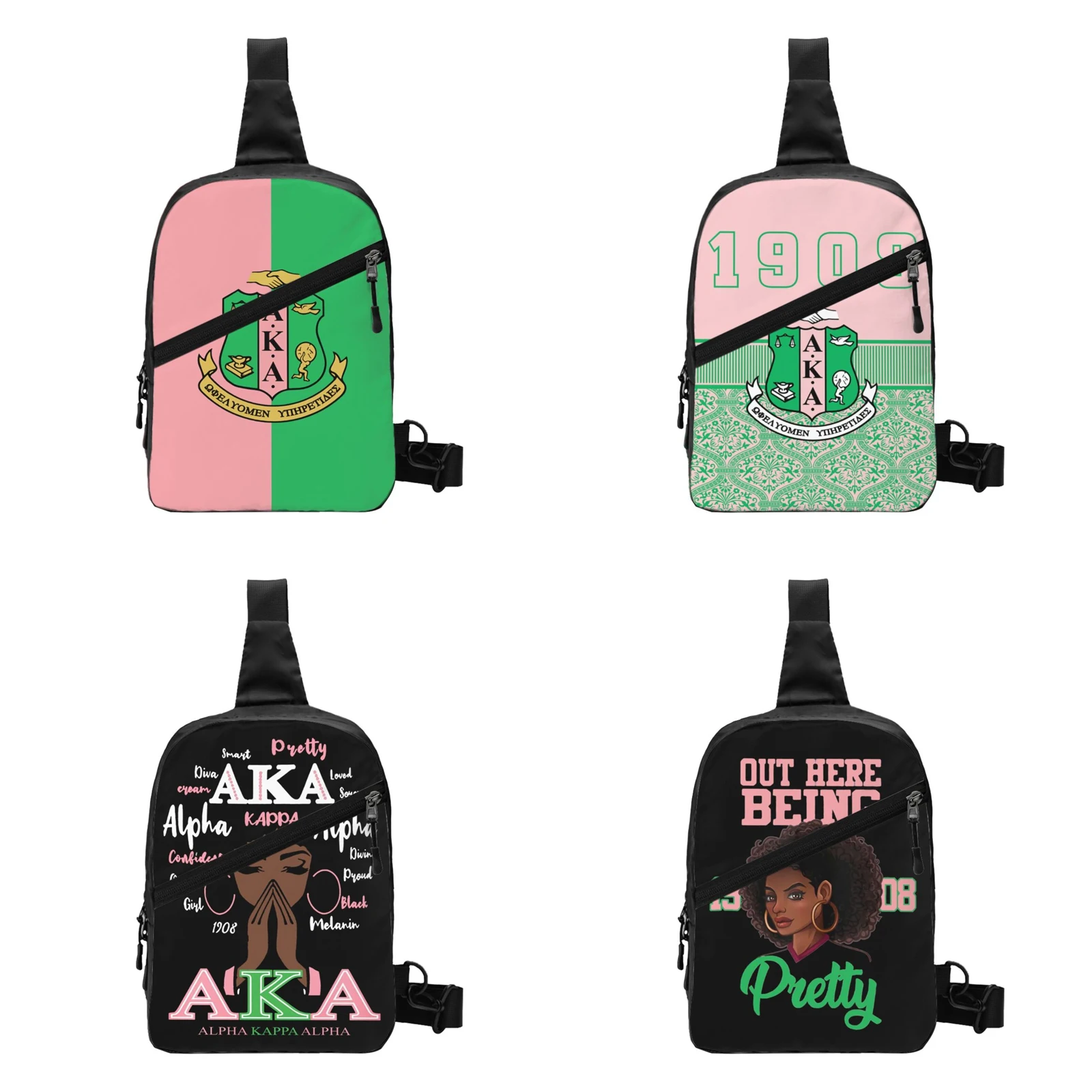Alpha Kappa AKA 1908 Alpha Crossbody Sling Backpack Chest Bag Daypack Shoulder Bag for Travel Gym Sport Hiking
Alpha Kappa AKA 1908 Alpha Crossbody Sling Backpack Chest Bag Daypack Shoulder Bag for Travel Gym Sport Hiking