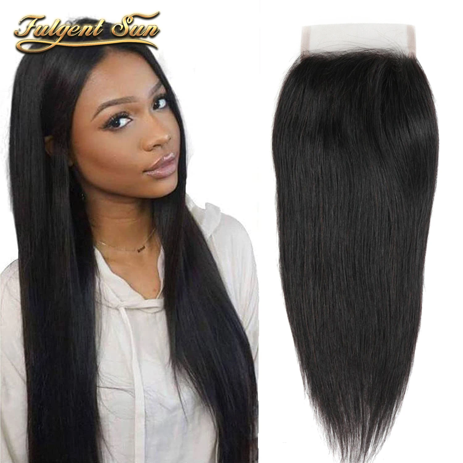 4x4 Straight Lace Closure Free Part Swiss Lace Remy 8-22 Inch Peruvian Human Hair Pre Plucked Natural Color
4x4 Straight Lace Closure Free Part Swiss Lace Remy 8-22 Inch Peruvian Human Hair Pre Plucked Natural Color