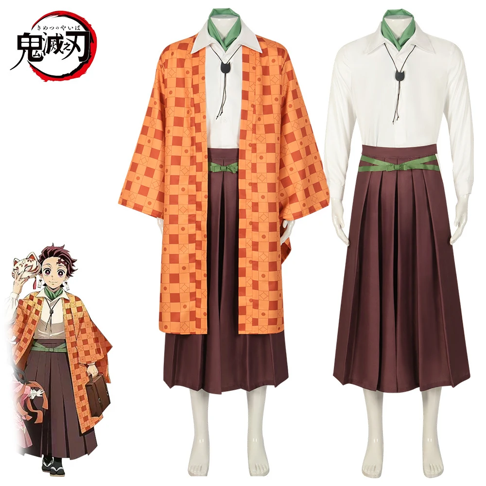 Kamado Tanjirou Cosplay Costumes Anime Demon Slayer Kimono Outfit Role Play Carnival Halloween ComiCon Uniform For Men
Kamado Tanjirou Cosplay Costumes Anime Demon Slayer Kimono Outfit Role Play Carnival Halloween ComiCon Uniform For Men