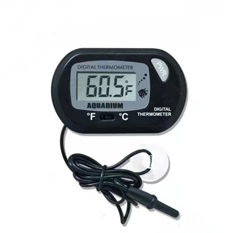 Digital LCD Aquarium Thermometer Waterproof Fish Tank Sensor with Probe Temperature Sensor Measuring Tool with Suction Cup
Digital LCD Aquarium Thermometer Waterproof Fish Tank Sensor with Probe Temperature Sensor Measuring Tool with Suction Cup