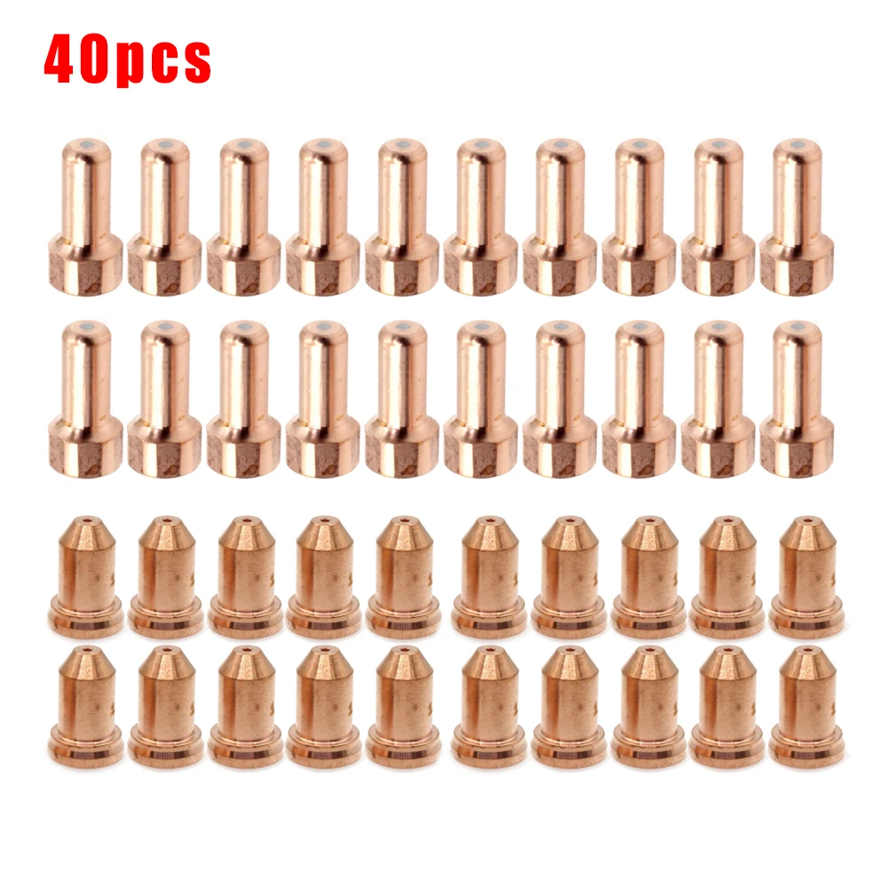 40PCS Plasma Electrode Tip Nozzle For Unimig SC80 Torch Razor Cut 45 Cutter Replace SC8004 WSP-061002 Plasma Cutters
40PCS Plasma Electrode Tip Nozzle For Unimig SC80 Torch Razor Cut 45 Cutter Replace SC8004 WSP-061002 Plasma Cutters