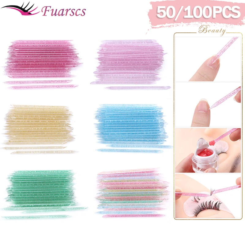 50/100PCS Reusable Crystal Manicure Stick Double Head Nail Art Cuticle Pusher Remover Nails Pedicure Care Drill Stick Tools
50/100PCS Reusable Crystal Manicure Stick Double Head Nail Art Cuticle Pusher Remover Nails Pedicure Care Drill Stick Tools