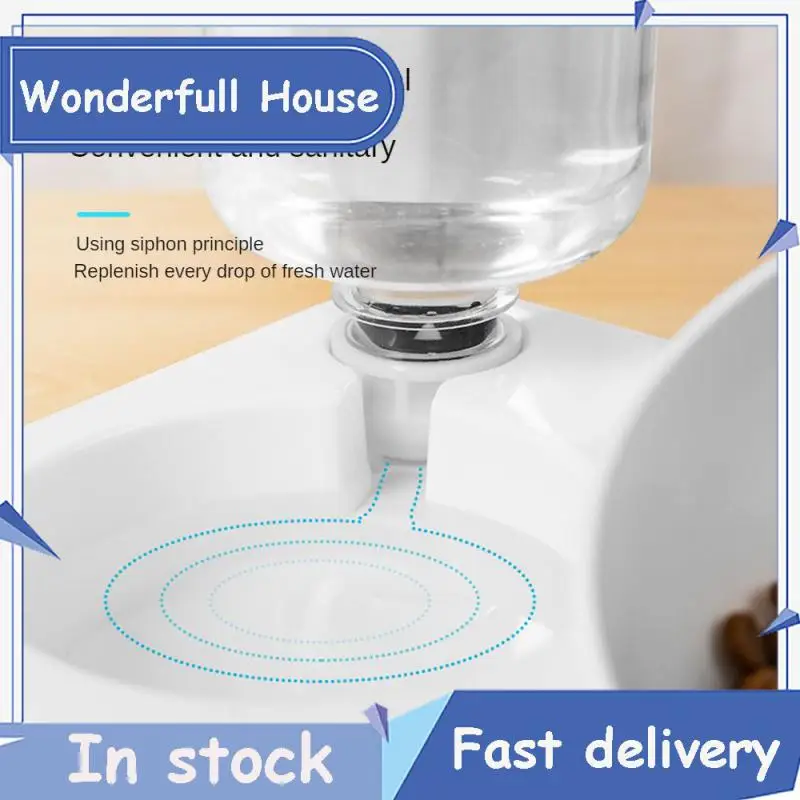 Automatic Refilling Feeding Bowl Pet Drinking Double Bowl Pet Bowl Medium-sized Dogs And Cats Small Pet Cat Bowl
Automatic Refilling Feeding Bowl Pet Drinking Double Bowl Pet Bowl Medium-sized Dogs And Cats Small Pet Cat Bowl