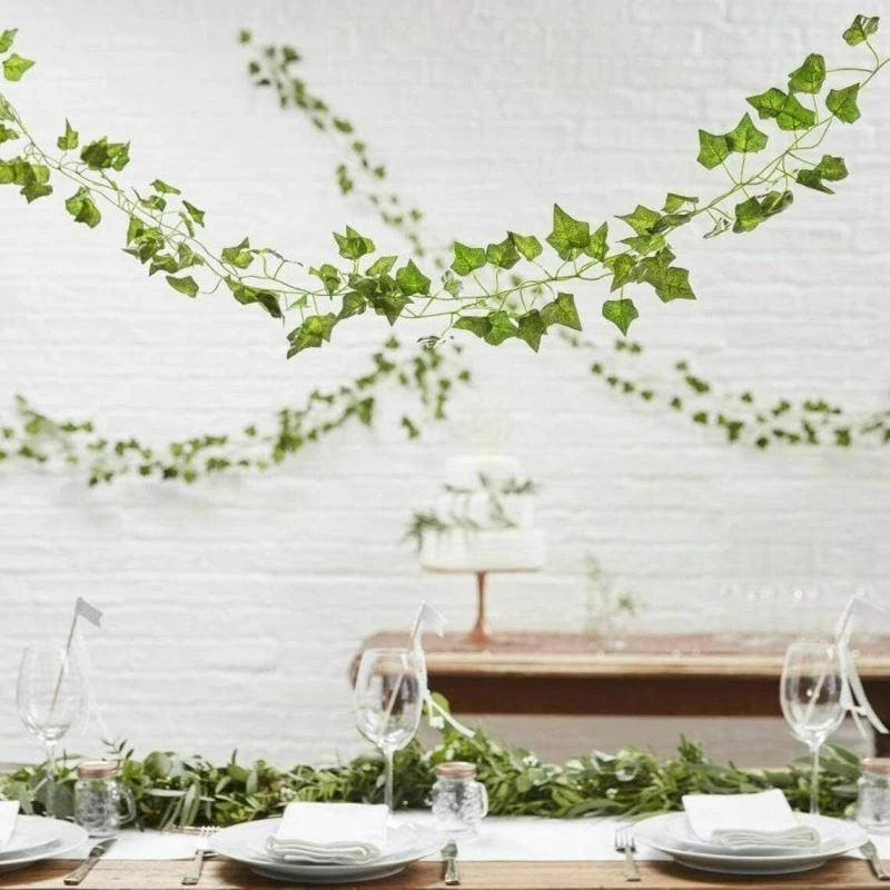 Artificial Ivy Wreath Diy Fake Fake Foliage Flowers Creeper Garland Silk Wall Hanging Vine Green Hanging Vine Wholesale Plastic
Artificial Ivy Wreath Diy Fake Fake Foliage Flowers Creeper Garland Silk Wall Hanging Vine Green Hanging Vine Wholesale Plastic
