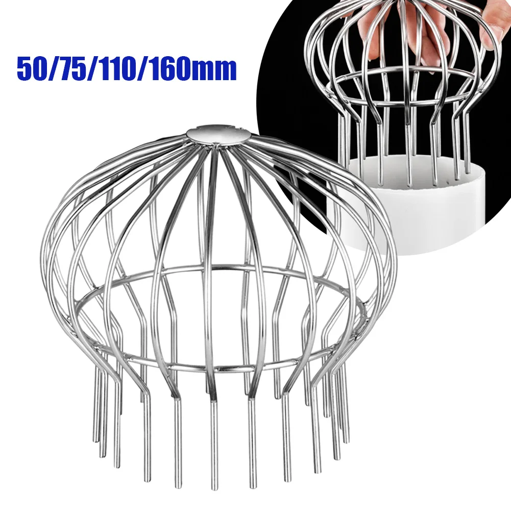 Floor Drain Stainless Steel Balcony Drainage Roof Cover Rain Pipe Cap Leaf Guard Outdoor Drain-pipe Exhaust Pipe Ground
Floor Drain Stainless Steel Balcony Drainage Roof Cover Rain Pipe Cap Leaf Guard Outdoor Drain-pipe Exhaust Pipe Ground