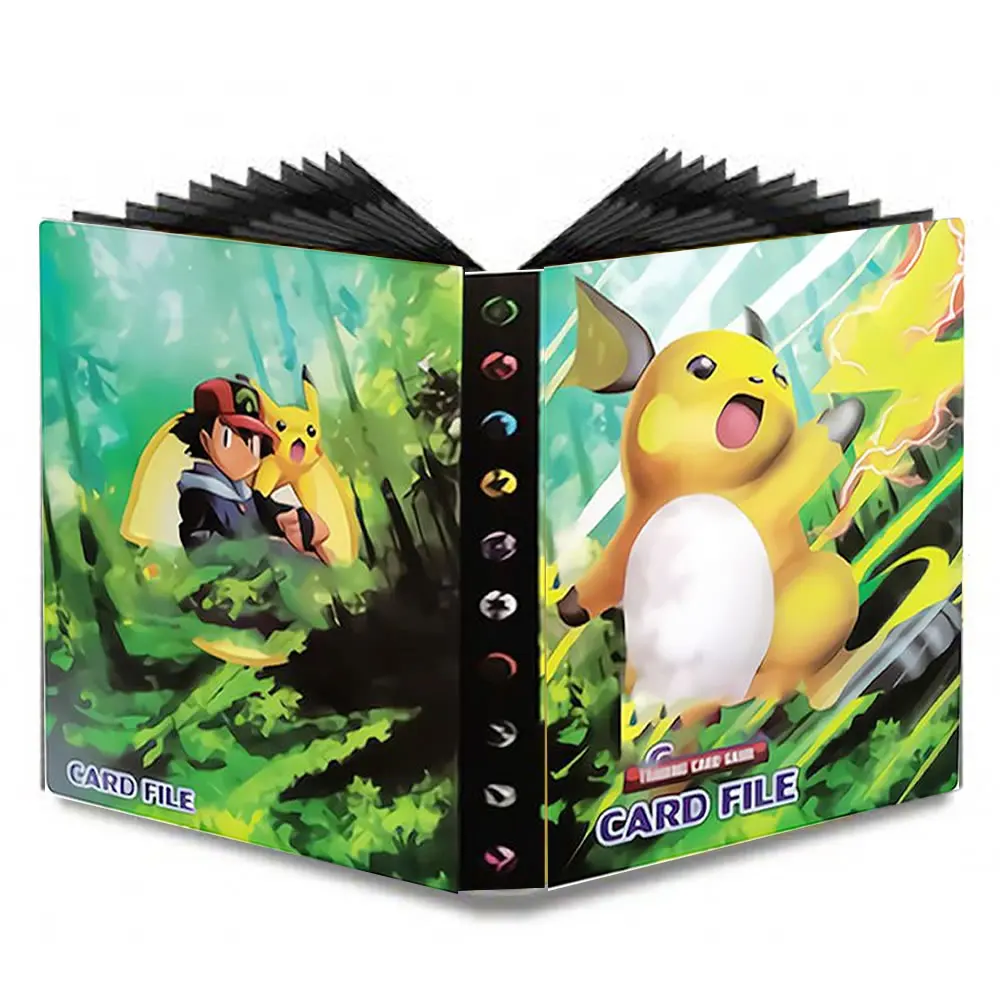 240PCS Cartoon Album Pokemon Book Anime Game Pokemon Cards EX GX Collection Capacity Loaded List Holder Binder Folder Kids Toys
240PCS Cartoon Album Pokemon Book Anime Game Pokemon Cards EX GX Collection Capacity Loaded List Holder Binder Folder Kids Toys
