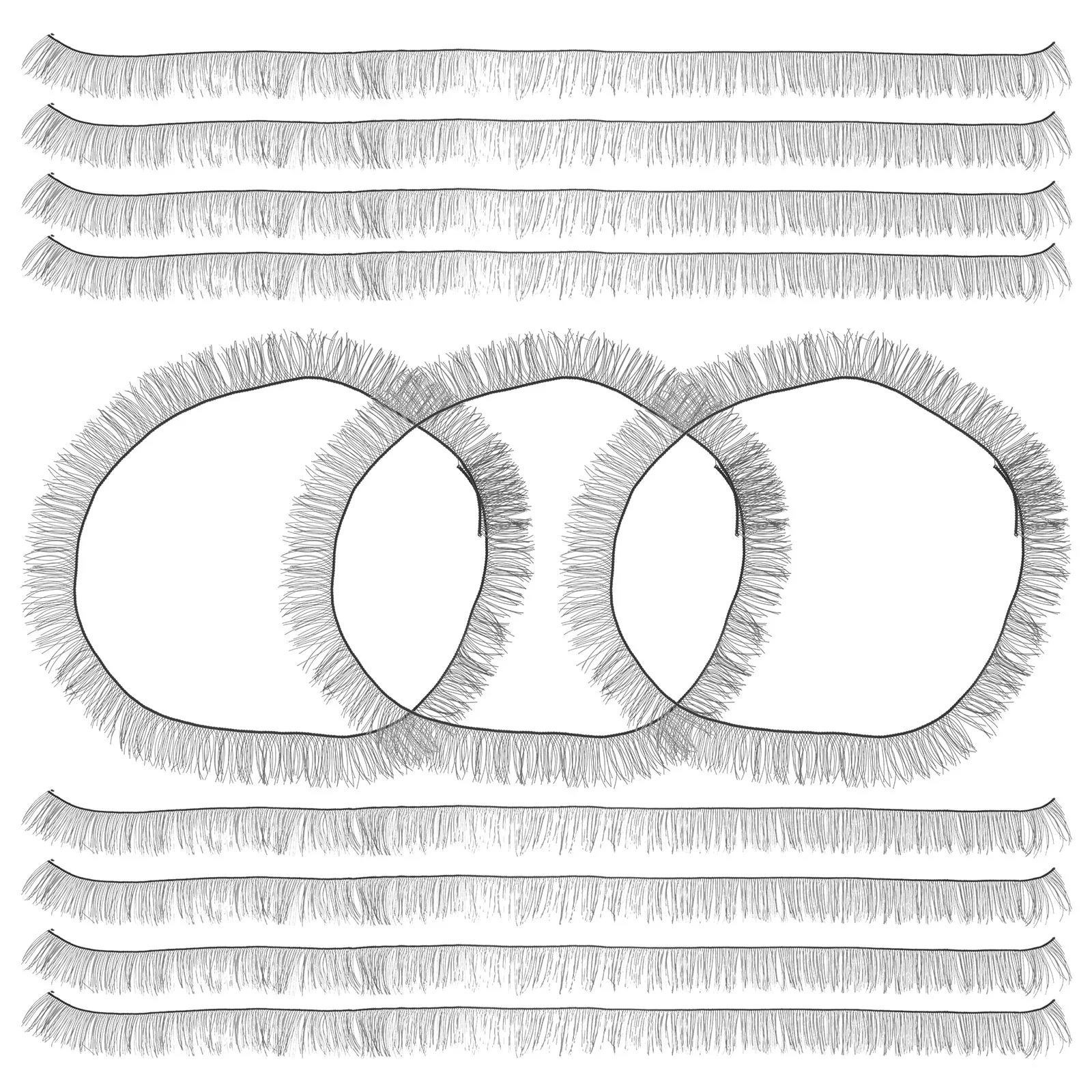 30 Pcs Cosplay Accessories Eyelash Strip Supplies Decorative Eyelashes for Home Simulated Crafts Fake Small
30 Pcs Cosplay Accessories Eyelash Strip Supplies Decorative Eyelashes for Home Simulated Crafts Fake Small