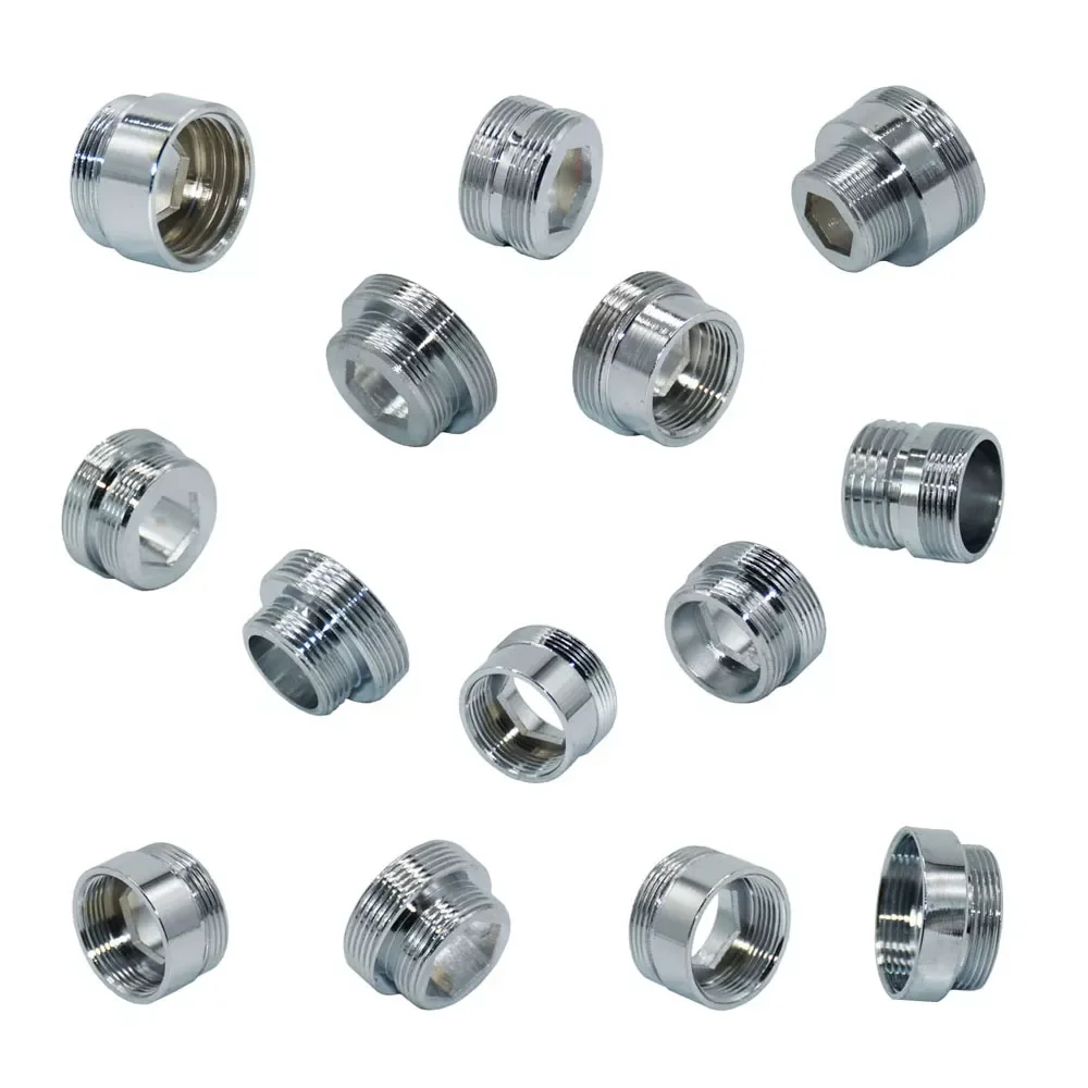 Silver 1/2" M16 M17 M18 M19 M20 M22 M24 M28 M32 Thread Connector Brass For Faucet Conversion Repair Tap Adapter 1pc
Silver 1/2" M16 M17 M18 M19 M20 M22 M24 M28 M32 Thread Connector Brass For Faucet Conversion Repair Tap Adapter 1pc
