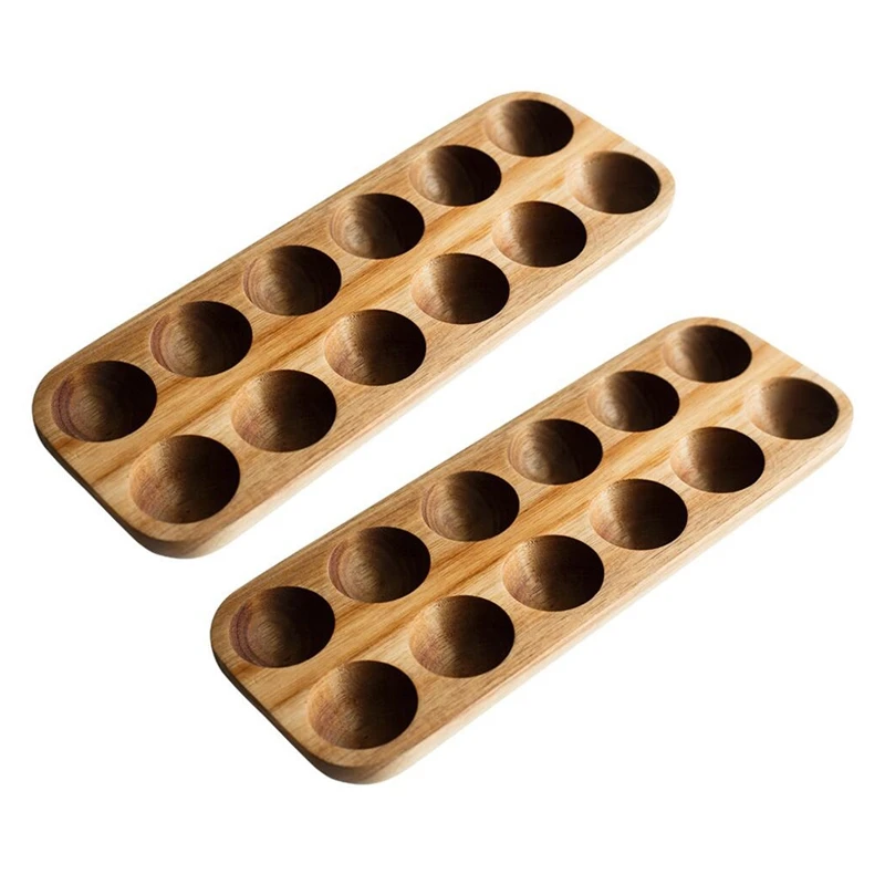 2X 12 Holes Japanese Style Wooden Double Row Egg Storage Box Home Organizer Rack Eggs Holder Kitchen Decor Accessories
2X 12 Holes Japanese Style Wooden Double Row Egg Storage Box Home Organizer Rack Eggs Holder Kitchen Decor Accessories