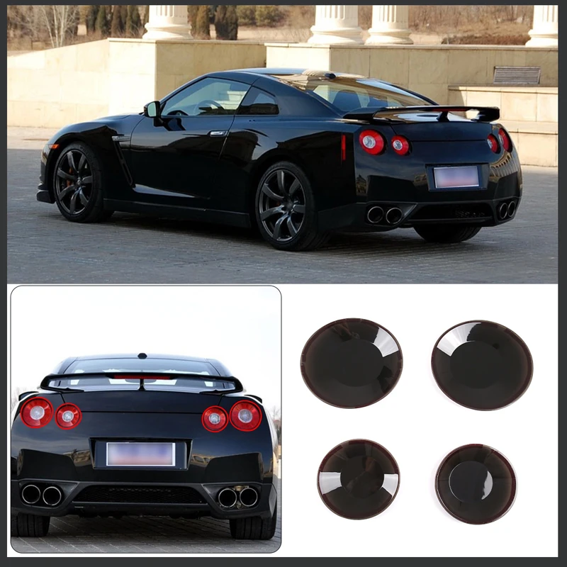 For Nissan GTR R35 2008-2016 Car Rear Taillight Protective Shell ABS Transparent Gray Car Exterior Accessories 
For Nissan GTR R35 2008-2016 Car Rear Taillight Protective Shell ABS Transparent Gray Car Exterior Accessories
