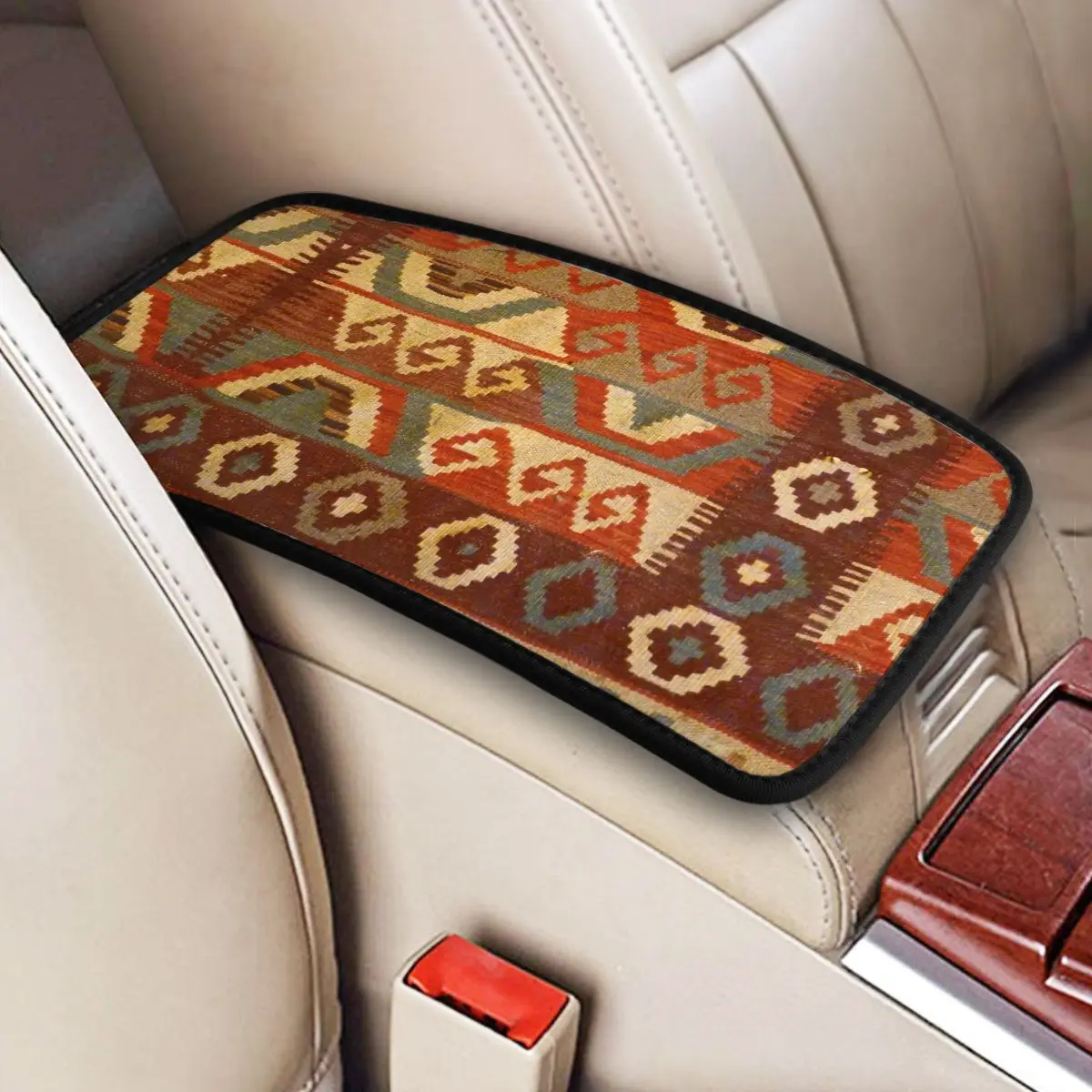 Center Console Cover Pad Car Arm Rest Cover Mat Car Decor Boho Bohemian Turkish Ethnic Persian Decor Storage Box Cover
Center Console Cover Pad Car Arm Rest Cover Mat Car Decor Boho Bohemian Turkish Ethnic Persian Decor Storage Box Cover