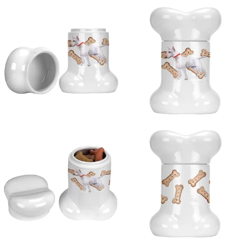 Pet Owners. Beautiful Multicolor Bone-Shaped Bull Terrier Treat Jar for Loving Pet Owners - Perfect Gift for Dog Lover! (154 cha
Pet Owners. Beautiful Multicolor Bone-Shaped Bull Terrier Treat Jar for Loving Pet Owners - Perfect Gift for Dog Lover! (154 cha