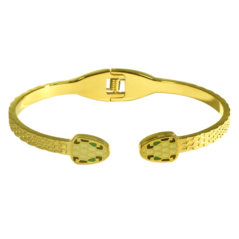 Charm Bracelets For Women Snake Shape Stainless Steel Bangle Luxury Fashion Designer African Jewelry Dubai Birthday Gift
Charm Bracelets For Women Snake Shape Stainless Steel Bangle Luxury Fashion Designer African Jewelry Dubai Birthday Gift