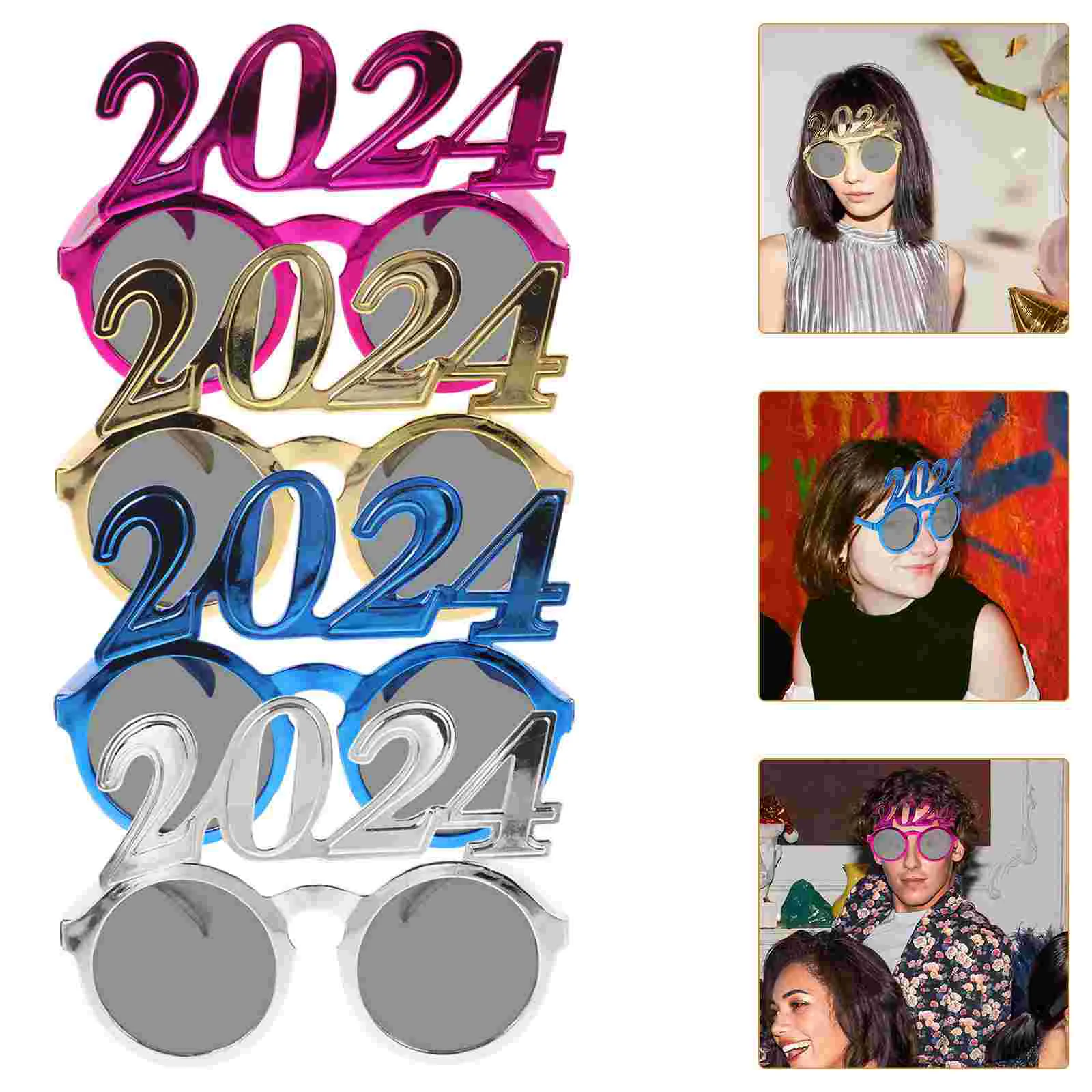 4 Pcs 2024 Digital Glasses New Year Supplies Party Photo Props The Gift Number Eyeglasses Decor Decoration Use Eyewear Modeling
4 Pcs 2024 Digital Glasses New Year Supplies Party Photo Props The Gift Number Eyeglasses Decor Decoration Use Eyewear Modeling