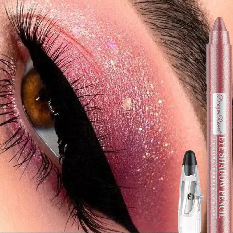 Pearlescent Eyeshadow Pen with Pencil Sharpener Fine-shine Lying Silkworm Pencils Highlighter Multi-use Eye Shadow Stick Makeup
Pearlescent Eyeshadow Pen with Pencil Sharpener Fine-shine Lying Silkworm Pencils Highlighter Multi-use Eye Shadow Stick Makeup