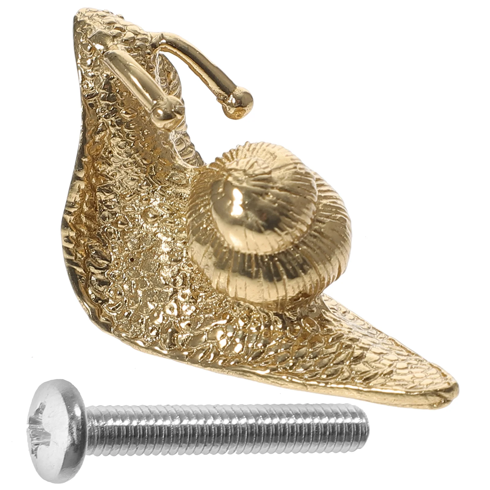 

Drawer Wardrobe Pulls Snail Knob Furniture Handle Door Brass Household Cabinet Doorknob Handles Cupboard Brass Drawer Knobs