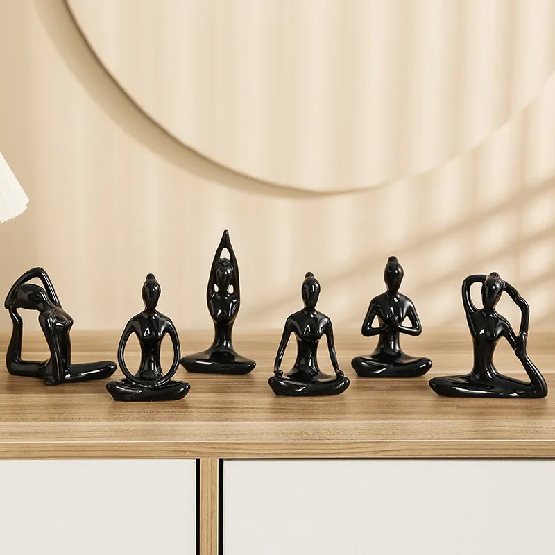 Фигурки для йоги, керамические украшения, Креативные украшения для дома в гостиной, искусственные роскошные белые фарфоровые украшения в стиле Дзен
Фигурки для йоги, керамические украшения, Креативные украшения для дома в гостиной, искусственные роскошные белые фарфоровые украшения в стиле Дзен